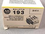 Allen-Bradley 193-CPC45 Overload Relay 30-45 Amp, 100 & 104-A38 & A39 Contactors