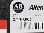 Allen Bradley 2711-K6C3 Ser C FRN 4.46 PanelView 600 HMI Keypad Bright Display