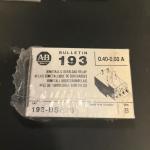 ALLEN-BRADLEY 193-BSA70 OVERLOAD  RELAY .4 To .6 A New Sealed Box Ser B