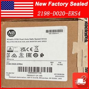 2198-D020-ERS4 Ser C NEW Factory Sealed Kinetix 5700 Inverter 2198 D020 ERS4 1PC