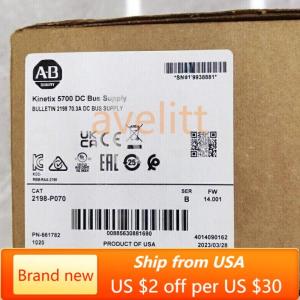 New Sealed AB 2198-P070 Kinetix 5700 DC BUS FW 14.001 2198P070 US Free Tax