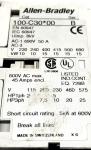 ALLENBRADLEY – STARTER 100-C30-00 WITH 100-F & 100-FSC280 with 193-EA4HC relay
