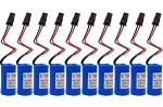 DCYNXC 10-Pieces 3.0V PLC Battery for Allen Bradley 1756-BA2 BR2/3A-AB 3.0V 1200mAh