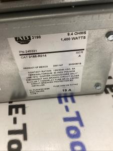 Allen Bradley 2198-R014 Shunt Resistor Kinetix 5700 Drive 9.4 OHMS 1400 W J193s