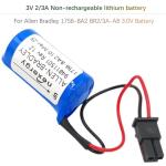 URBUTY (15PCS/Set) 1756-BA2 PLC Battery Replacement for Allen-Bradley 1756-BA2 BR2/3A-AB 1745-B1 AB 94811501 1756-L1 PLC Control Nexergy 3V Lithium Battery, Non-Rechargeable