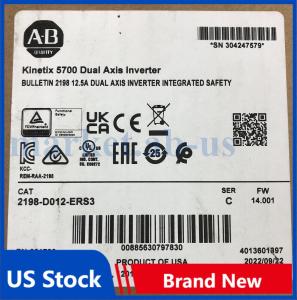 New Allen Bradley 2198-D012-ERS3   Kinetix 5700 Dual Axis Inverter Module