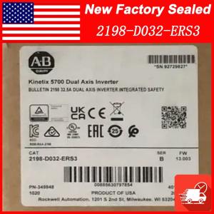 NEW AB 2198-D032-ERS3 SER B Kinetix 5700 Dual Axis Inverter AB 2198D032ERS3 PLC