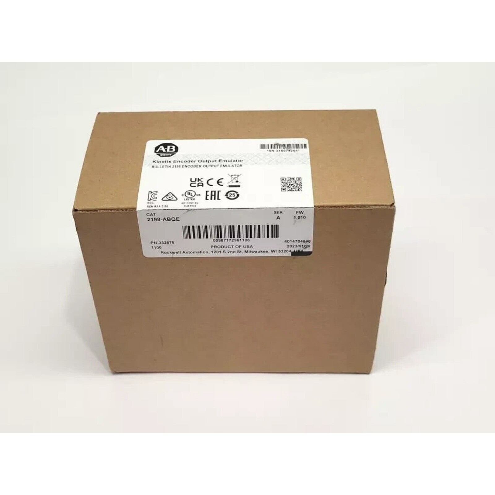 Allen Bradley 2198-ABQE Kinetix Output Encoder Emulator EtherNet/IP NEW 2198ABQE