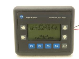 Allen Bradley 2711-M3A18L1 PanelView 300 HMI Control Panel Ser A FRN 4.46