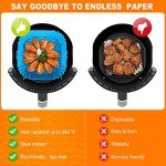 Silicone Air Fryer Liners - 8 Inch (2 Pack)