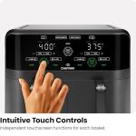 Chefman 6 Quart Dual Basket Air Fryer