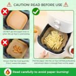 150 Pcs Non-Stick Air Fryer Paper Liners