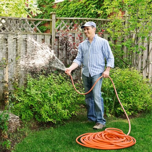 Flexible 50 ft Garden Hose with Swivel Grip