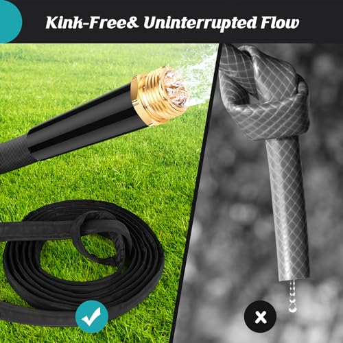 50FT Tough & Lightweight Kink-Free Garden Hose