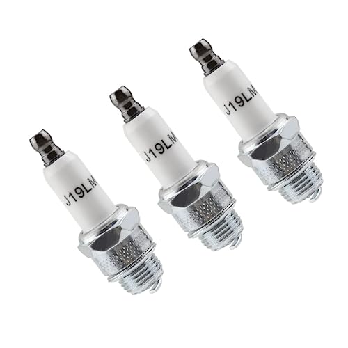 RJ19LM Lawn Mower Spark Plug Replacement (3 Pack)