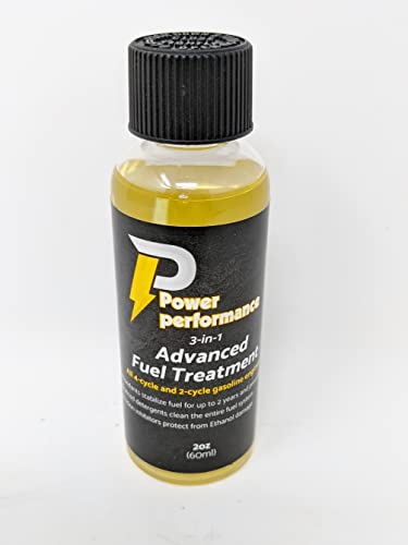 3-in-1 Advanced Fuel Treatment for Lawnmowers 2oz Bottle