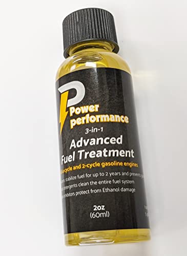 3-in-1 Advanced Fuel Treatment for Lawnmowers 2oz Bottle