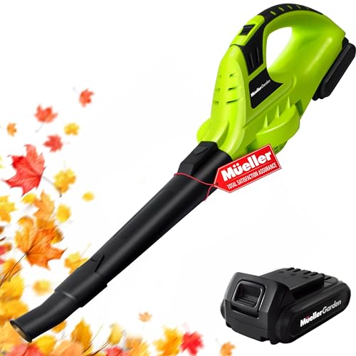 Mueller UltraStorm Cordless Leaf Blower, 140 MPH