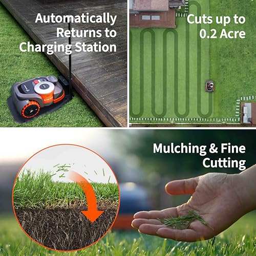 Segway Navimow H800N-VF Robot Lawn Mower, 0.20 Acre