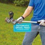 BLACK+DECKER Cordless String Trimmer and Edger, 12 Inch