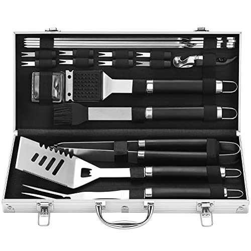 Grilljoy 20PCS BBQ Grilling Utensils Set