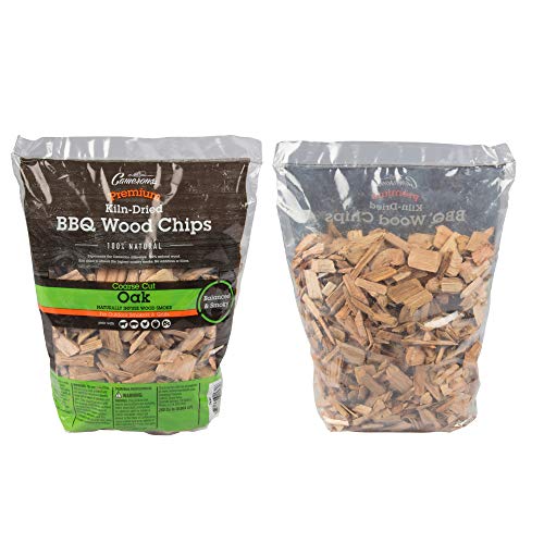 Camerons Oak Wood Chips - 2 lb Bag - Coarse Cut BBQ