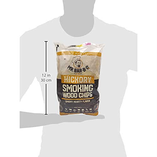 Wood Smoker Chips | Hickory Flavor | 100% Hardwood