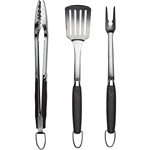 Stainless Steel BBQ Grill Tool Set - 3 Piece