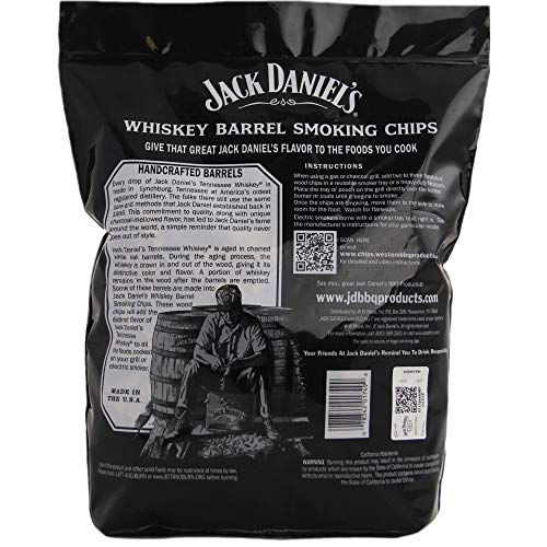 Jack Daniels Wood BBQ Smoking Chips - 2 Pack