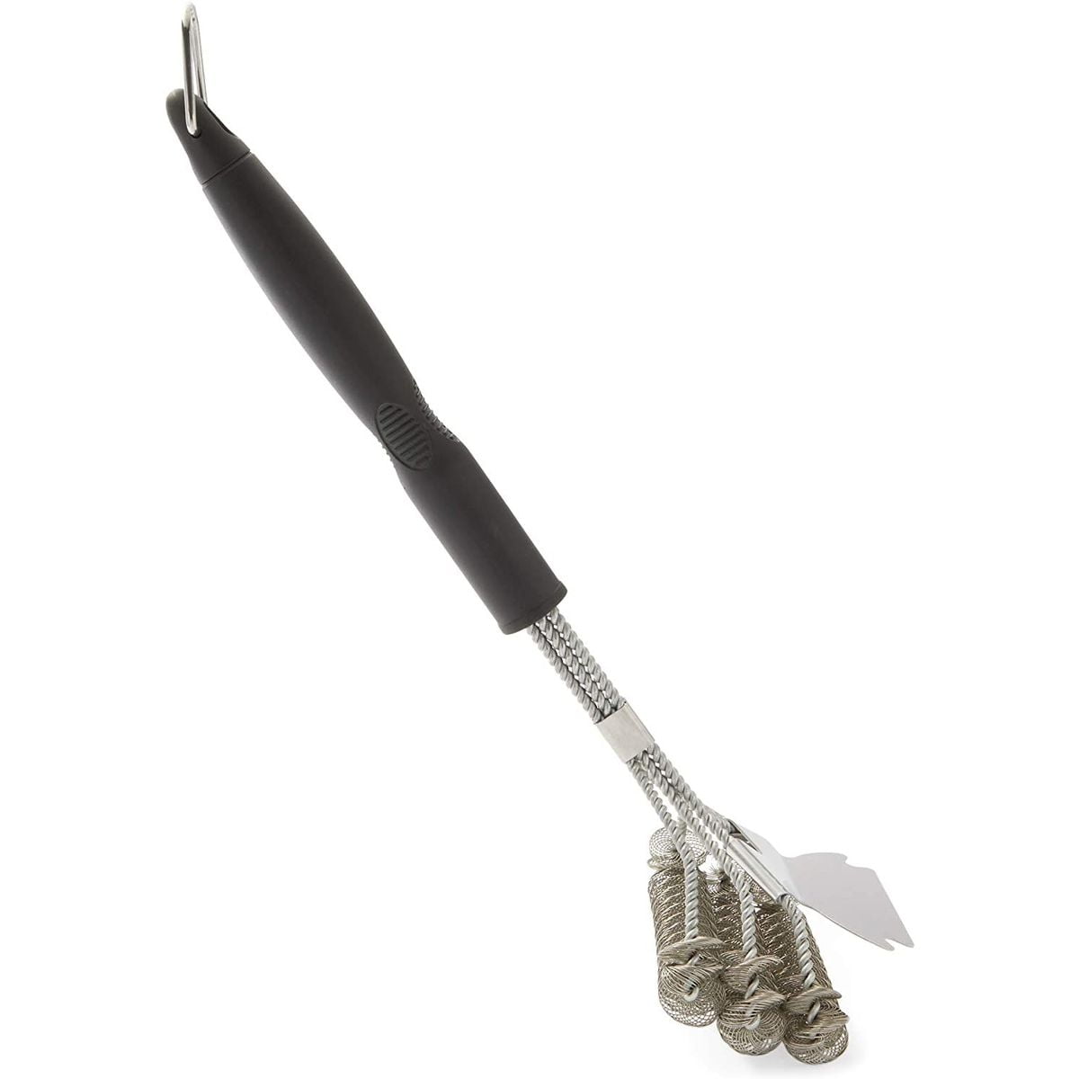 17in BBQ Grill Brush: Bristle-free Cleaning Tool for Gas Grill