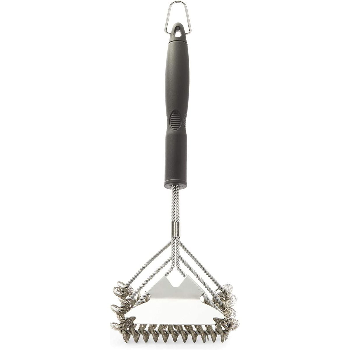 17in BBQ Grill Brush: Bristle-free Cleaning Tool for Gas Grill