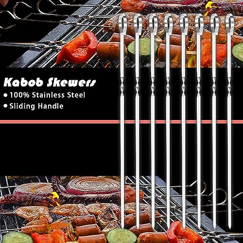 20pc Stainless BBQ Grill Tools Set - Outdoor BBQ Utensil Kit