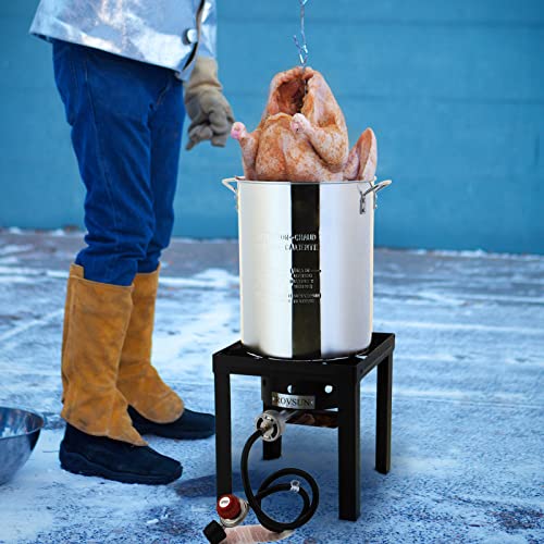 ROVSUN Turkey and Fish Fryer Kit with Stand