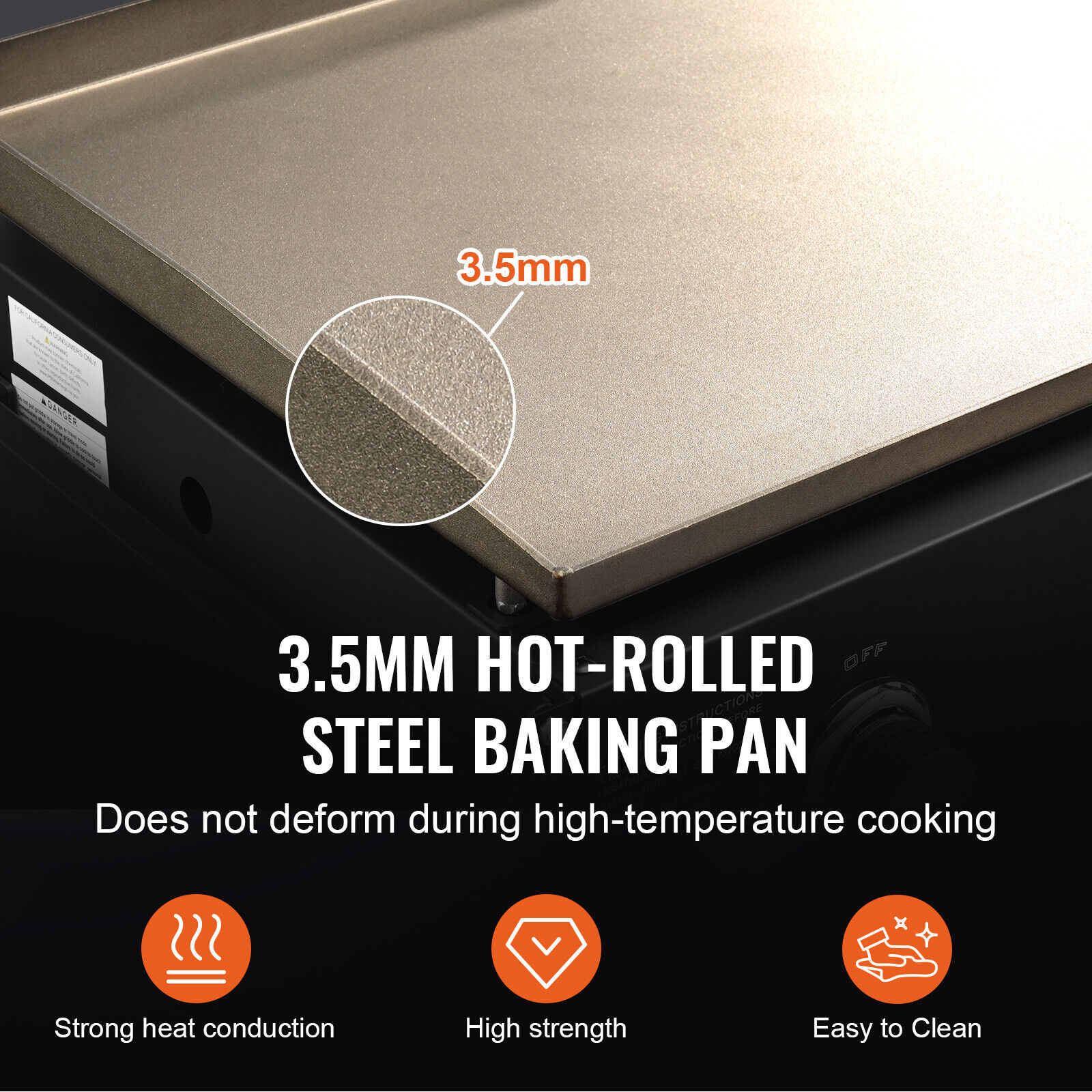 VEVOR 36" Outdoor Propane Gas Griddle Grill