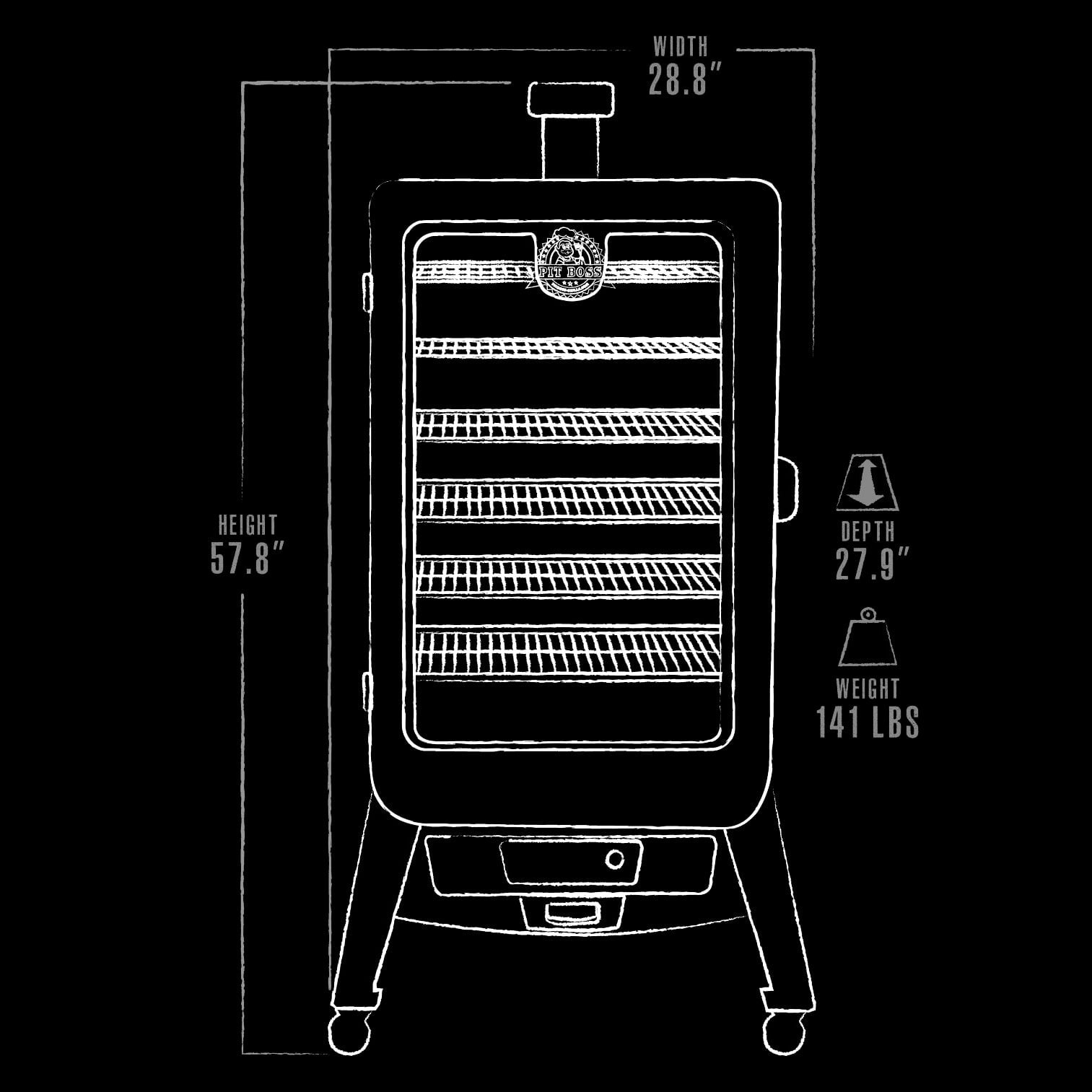 Pit Boss Copperhead Vertical Pellet Smoker