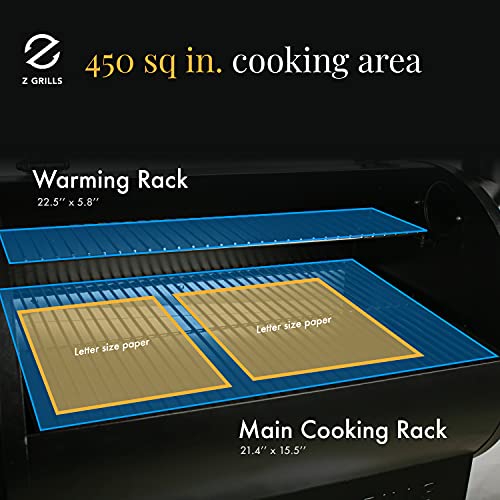 Z GRILLS ZPG-450A Wood Pellet Grill 6-in-1