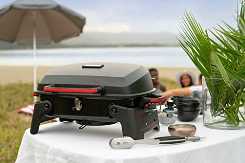 Megamaster Portable Gas Grill with Foldable Legs