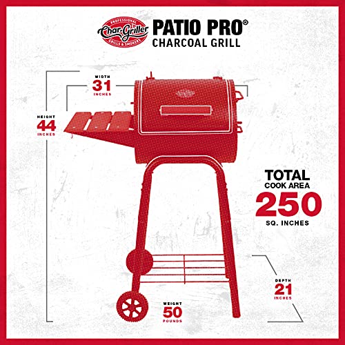 Char-Griller E1515 Pro Charcoal Grill - Black