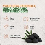 Organic Charcoal Briquettes: 100% Recycled from Olive Trees