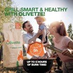 Organic Charcoal Briquettes: 100% Recycled from Olive Trees