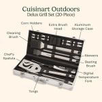 Cuisinart Edelstahl Deluxe Grill Set (20-teilig)