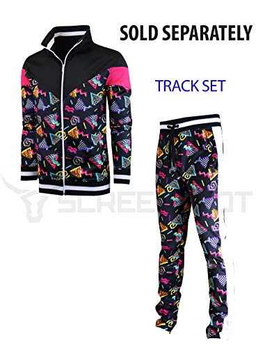 Retro Print Streetwear Jacket for Men