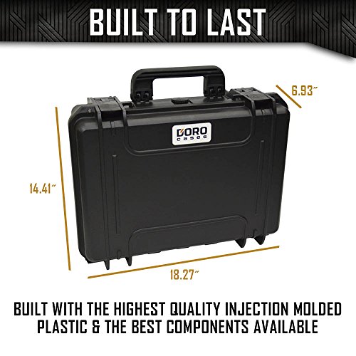 5 Pistol Gun Case with Custom Foam Insert