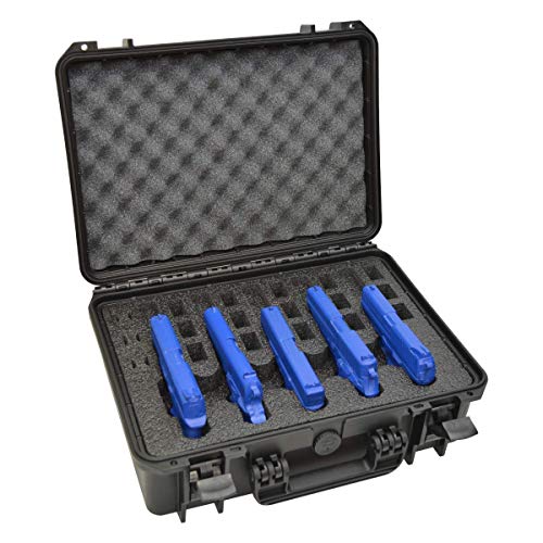 5 Pistol Gun Case with Custom Foam Insert