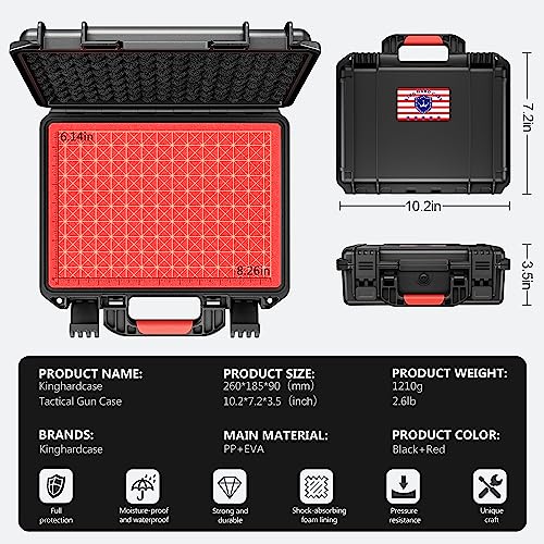 Kinghardcase Tactical Waterproof Hard Gun Case