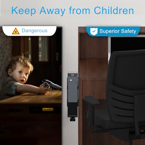 Biometric Handgun Safe for Nightstand and Vehicle