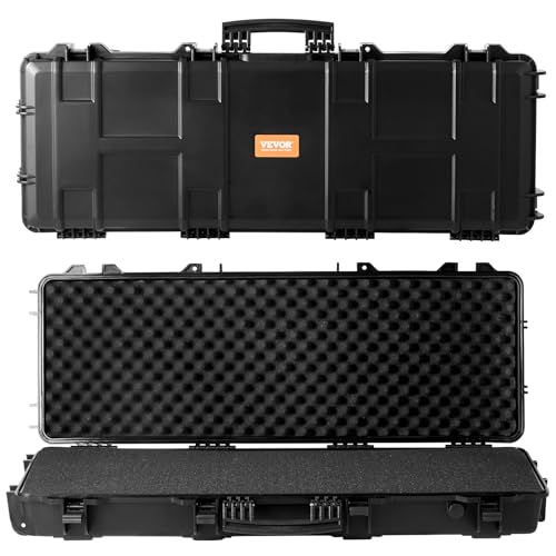 VEVOR 42” Waterproof Hard Rifle Case with Wheels