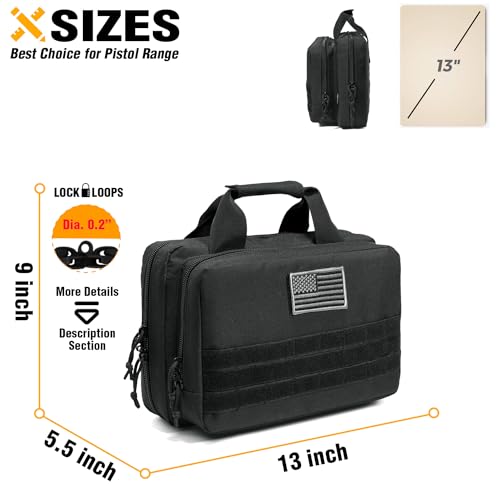 DBTAC XS Tactical Gun Range Bag for Pistols