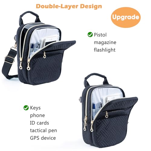 VIGEGARI Soft Pistol Case for Women - Black