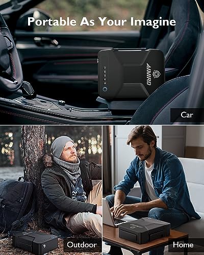 Portable Biometric Gun Safe with Built-in Handle
